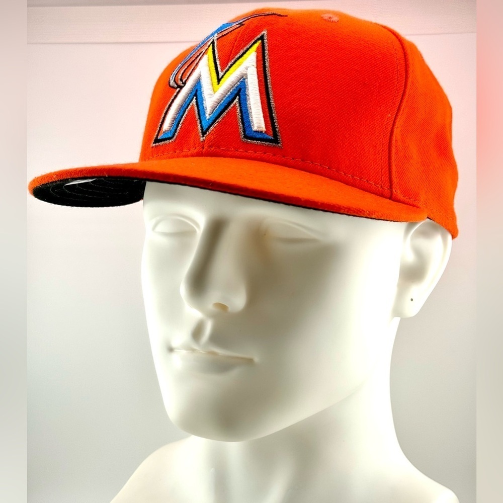 Miami Marlins Baseball New Era 59Fifty Cap/hat Size 7 1/8 Great condition! - Picture 3 of 16